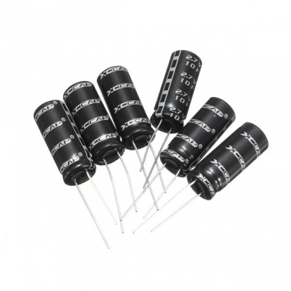 10pcs 2.7V 10F Cylindrical Ultra Super Farad Capacitor High Power Capacitance Supercap 10 x 26mm COD