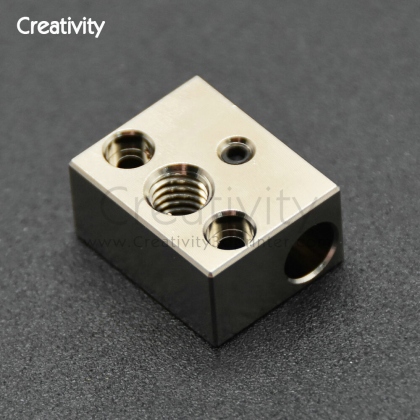 3D Printer Parts Ender 3 S1 Copper Plated Heat Block Aluminum Heat Block High Temperature 3D Printer Parts COD