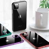 Cafele Plating Ultra-thin Shockproof Translucent Soft TPU Protective Case for iPhone 11 Pro Max 6.5 inch COD