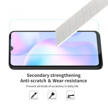 ENKAY 1/2/5/10 Pcs 9H Anti-Explosion Tempered Glass Screen Protector for Xiaomi Redmi 9 / Xiaomi Redmi 10X 5G / Xiaomi Mi 10 Lite Non-original COD