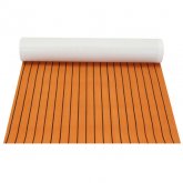 1200x2000x6mm EVA Foam Sheet Orange with Black Line Teak Synthetic Boat Decking Pad COD