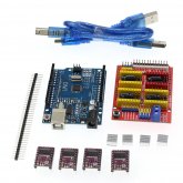 V3.0 Engraver CNC Shield+R3 Board+4pcs A4988/DRV8825 Driver Expansion Board for 3D Printer Set Kit COD