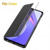 Bakeey for POCO F3 Global Version Case Magnetic Foldable Flip Smart Sleep Window View Stand PU Leather Protective Case COD