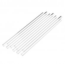 10Pcs 200x7x1mm Length 200mm OD 7mm 1mm Thick Wall Borosilicate Glass Blowing Tube Lab Factory School Home Tubes COD