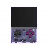 Miyoo Mini Plus Transparent Purple Retro Handheld Game Console for PS1 MD SFC MAME GB FC WSC 3.5 inch IPS OCA Screen Portable Linux System Pocket Video Game Player No Card No Games