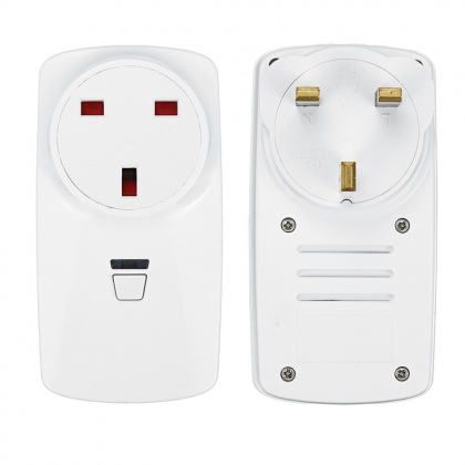 Wireless Remote Control Socket AC220V UK Socket + Remote Control Round SOS Remote Control COD