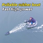 12V High-speed Smart Remote Control RC Bait Boat Dual Powerful Motors 600M Signal Reception Night Navigation Light Positioning 18000mAh Max Battery 5KG Large Load Bait Carry Outdoor Bait Delivery Boat