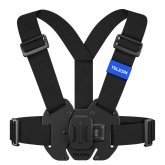 TELESIN Chest Strap Mount Waistcoat Belt Mount for GoPro 12 Hero 11 10 9 8 7 6 Insta360 SJCAM EKEN DJI Action Camera Accessories COD