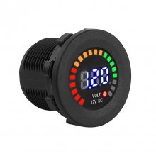 DC 12 V Motorcycle Car LED Digital Display Voltmeter Waterproof Volt Meter Voltage Gauge Voltage Tester Meter COD