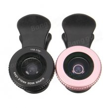 Universal 2 In 1 Mobile Phone Lens 0.6X Wide Angle 15X Macro For SmartPhone Tablet COD