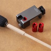 Dowel Maker Jig Tenon Dowel Plug Cutter With Sharp Alloy Blade Adjustable Drill Guide Positioner For Wood Sticks Making Round Bar Auxiliary Tool COD