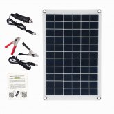 100W Solar Panel Kit 12V Battery Charger 10-100A LCD Controller For Caravan Van Boat COD