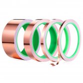 Copper Tape Conductive Adhesive Metal Copper Strip for Grounded EMI Shielding Solder Stained Glass Paper Circuits DIY Crafts COD