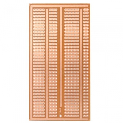 1pcs 5x9.5cm Single Side Copper Prototype Paper PCB Breadboard 2-3-5 Joint Hole COD