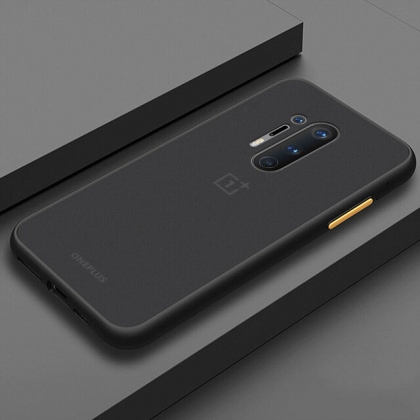 Bakeey for OnePlus 8 Pro Shockproof Anti-fingerprint Matte Translucent Hard PC&Soft TPU Edge Protective Case COD