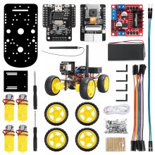 Robot Starter Kit For Arduino Programming with ESP32 Camera and Codes Learning Develop Skill Basic Version COD