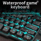 Bakeey Mice Keyboards Headphones Combo 104-Key Backlit Mechanical Waterproof Wired Keyboard G5 800DPI Wired Mice 7.1 Stereo Sound 3.5MM USB E-Sports Headset with Mic RGB Luminous Gaming Set