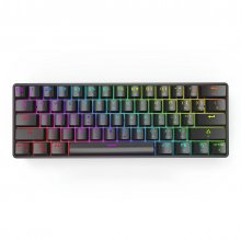 DK61 bluetooth Mechanical Keyboard Blue Switch 61 Keys Dual Mode Wireless bluetooth5.0 + Type-C Wired RGB Backlit Gaming Keyboard COD