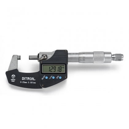 DITRON Electronic Digital Micrometer MM/IN Outside Micrometer 0.001MM High Precision Depth Micro Meter 0-25 25-50MM COD