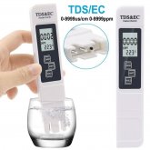 High Accuracy TDS Meter Digital Water Tester 0-9990ppm TDS EC LCD Water Purity PPM Aquarium Filter COD