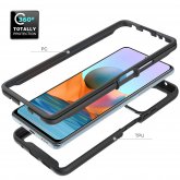 Bakeey for Xiaomi Redmi Note 10 Pro/ Redmi Note 10 Pro Max Case 2-IN-1 Shockproof Anti-Fingerprint Transparent Acrylic TPU + PC Full Cover Protective Case Non-Original