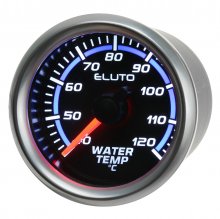 2" 52mm 40-120°C Water Temperature Gauge Blue LED Black Face Car Meter + Sensor COD