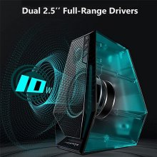 Edifier G1500 Computer Speakers bluetooth 5.3 Speaker 2.0 Channel RGB Game Music Movie 3 EQ Mode USB Input 3.5mm AUX Hecate Gaming Speakers COD