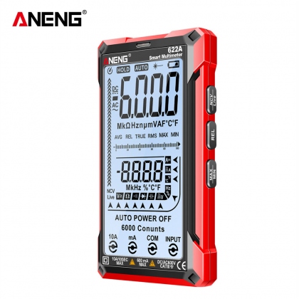 ANENG 622A Digital Smart Multimeter 10A Tester Meter Auto Range True RMS DC/AC 6000 Multitester With Laser Lamp Capacitance Ohm COD