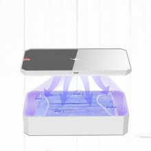 [Wireless Charging] Corfu XD01 UV Ultraviolet Sterilization Box Watch Glasses Jewelry Masks Disinfection Wireless Charging for Mobile Phone COD