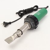 1600W Plastic Welding Hot Air Gun with 2Pcs Speed Welding Nozzle and Extra HE Rod Welding COD