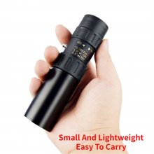 10-300x Zoom Mini Extendable HD Portable Monocular Telescope Manual Focus Long Range High Definition For Hunting Outdoor Adventure Micro-light Night Vision