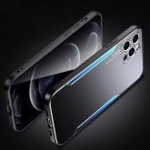 Bakeey for iPhone 12 Pro Case Matte Metal + TPU Edge Shockproof Anti-Fingerprint Protective Case Back Cover COD