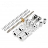 Machifit 15pcs 100mm-1000mm Optical Axis Guide Bearing Housings Linear Rail Shaft Support Screws Set COD