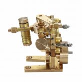 Microcosm Micro Scale M2B Twin Cylinder Marine Steam Engine Model Stirling Engine Gift Collection COD