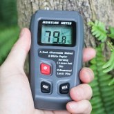 BSIDE EMT01 Digital LCD Portable 0~99.9% Wood Moisture Meter Integral Pins Auto Power Off COD