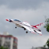 MinimumRC F16 All-moving Tail 250mm Wingspan KT Foam Pusher Micro RC Airplane KIT+Motor COD