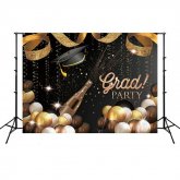 1.5x1m 2.2x1.5m Academic Cap Graduation Ceremony Theme Party Decor Backdrop Photography Background Props COD