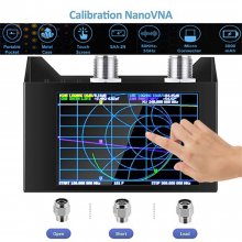 SAA-2N NanoVNA V2 Antenna Analyzer 3G Vector Network Analyzer 4.0 Inch Touching Screen Shortwave HF VHF UHF with Iron Housing COD