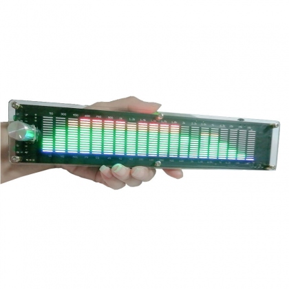 LED2015 Music Spectrum Level Light Multi-mode DSP Equalizer EQ Voice Pickup Color Acrylic Shell COD