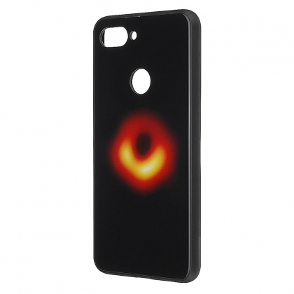 Bakeey Black Holes Collapsar Tempered Glass&Soft TPU Protective Case For Xiaomi Mi 8 Lite Non-original COD