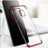 Bakeey Plating Shockproof Transparent Soft TPU Protective Case for Xiaomi Redmi Note 9S / Redmi Note 9 Pro / Redmi Note 9 Pro Max Non-original COD