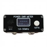 CP Version QRP 150W 1.6-50MHz SWR HF Short Wave Standing Wave Meter SWR / Power Meter FM/AM/CW/SSB Mini COD