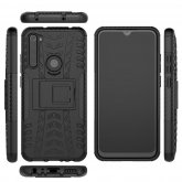 Bakeey 2 in 1 Armor Shockproof Non-slip with Bracket Stand Protective Case for Xiaomi Redmi Note 8 Non-original COD