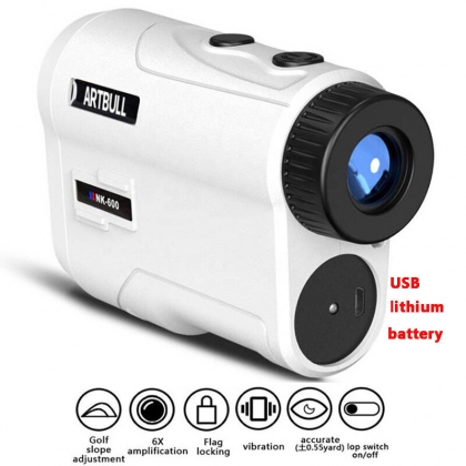 NK-600 NK-1000 Golf Rangefinder 600m Range with Slope Tech Jolt Tech Advanced PinSensor Flagpole Locking Rechargeable High-Quality Optics COD