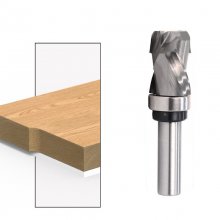 6mm/6.35mm/12.7mm Carbide CNC Router Bit Bearing Ultra-Perfomance Compression Flush Trim Milling Cutter For Wood COD