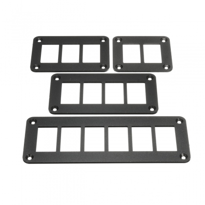 Aluminum Rocker Switch Panel Housing Holder for ARB Carling Narva Boat Type Auto Parts Switches Parts 2Way/3Way/4Way/ 5Way/ 6Way COD