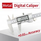 Stainless Steel Digital metal Fraction Caliper 150mm mm/ Inch High Precision large LCD display Vernier Caliper COD