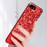 DZGOGO Diamond Bling PU Leather Protective Case for iPhone 7/8 COD