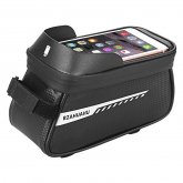 6.5 inches Bike Frame Riding Bag Reflective Phone Case Touch Screen Phone Hanging Pocket COD