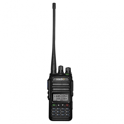 Iradio UV-83 128CH Walkie Talkie NOAA Weather Channel 6 Bands Amateur Ham 6800mAh Type-C Rechargeable Two Way Radio EU Plug COD